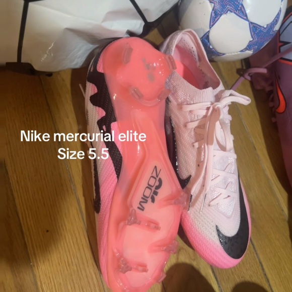 Nike Mercurial Elite Kids cleats - Pink and Black